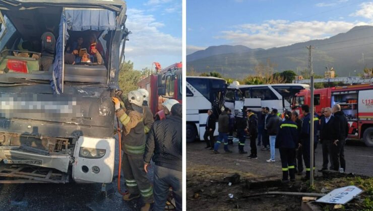 Hatay İskenderun’da Trafik Kazası: 1’i Ağır 18 İşçi Yaralı