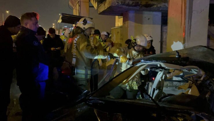 Kartal’da D-100 Karayolunda Trafik Kazası