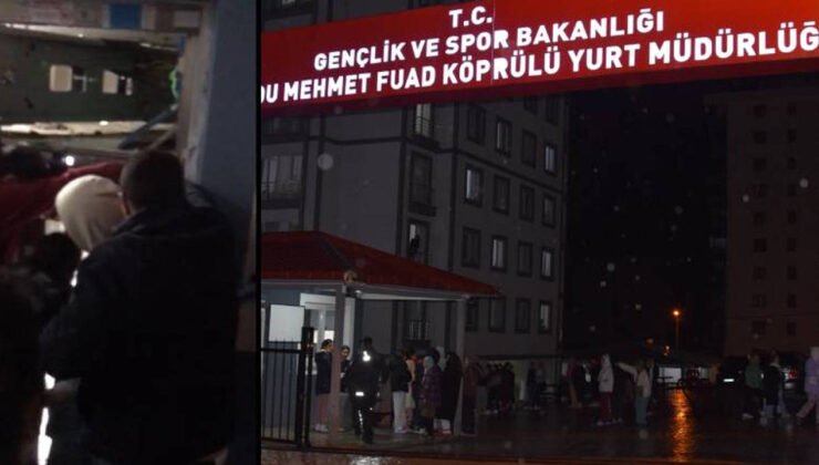 KYK Öğrenci Yurdu Asasöründe Mahsur Kalan 10 Öğrenci 45 Dakika Sonra Kurtarıldı