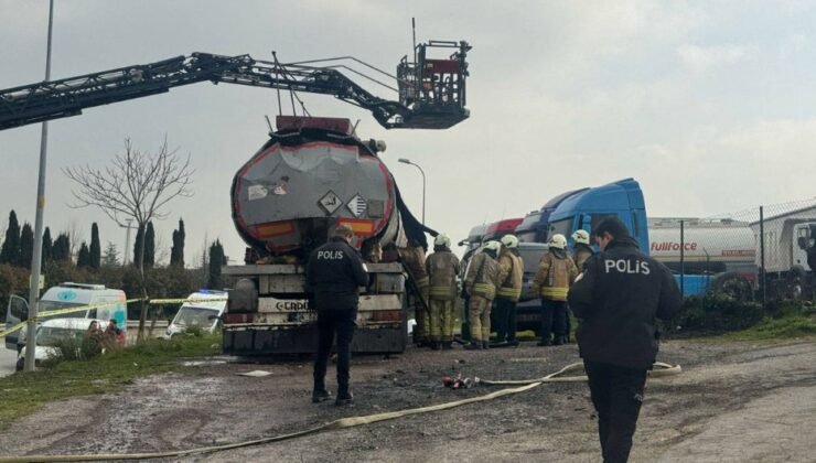 Ataşehir’de Akaryakıt Tankerinde Patlama Meydana Geldi