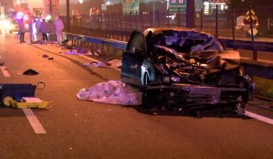 Pendik TEM Otoyolu’nda Kaza