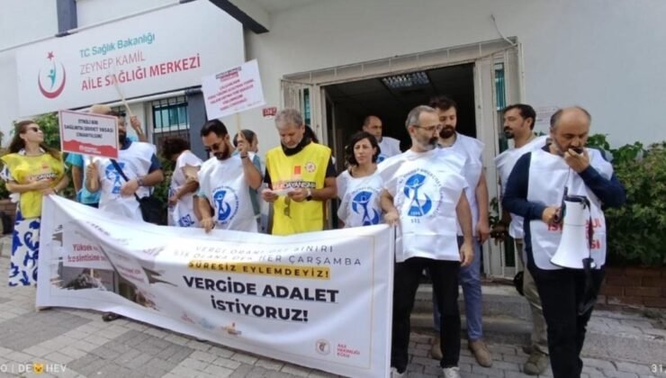 Aile Hekimleri ve Sağlık Çalışanlarından Vergide Adalet Eylemi