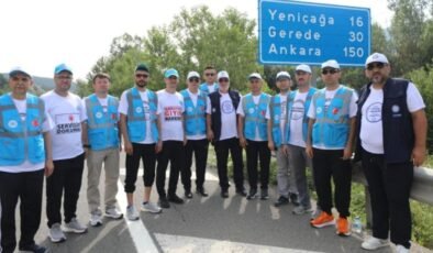 Memur-Sen Üyeleri 185 Kilometre Yürüyerek Hak Arayışında