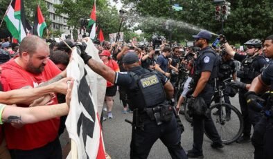 Washington’da Netanyahu’ya Yönelik Protestolar