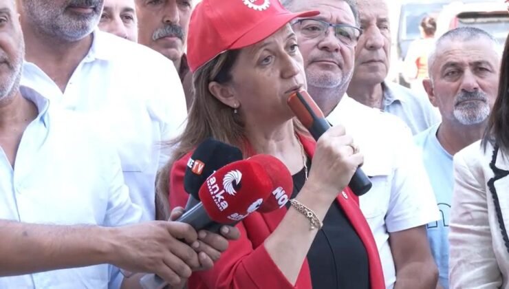 DİSK Genel Başkanı Arzu Çerkezoğlu’ndan Bakanlık Önünde Tepki