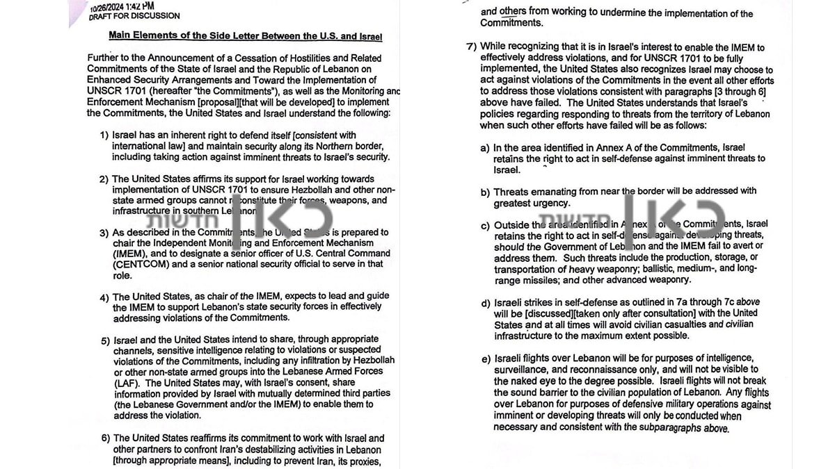 ABD'den Lübnan ve İsrail Arasında 60 Günlük Ateşkes Teklifi