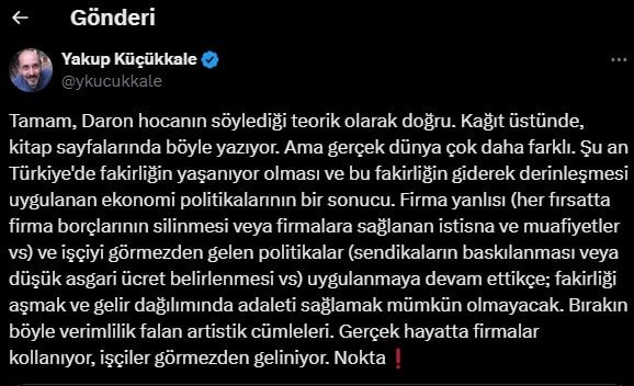 Prof. Dr. Daron Acemoğlu'nun İşçi Ücretleri Üzerine Düşünceleri ve Eleştiriler