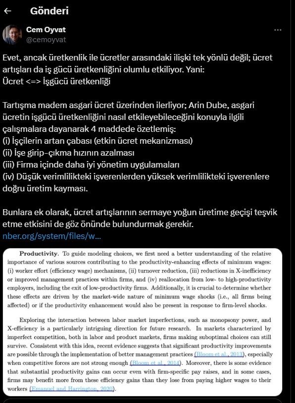 Prof. Dr. Daron Acemoğlu'nun İşçi Ücretleri Üzerine Düşünceleri ve Eleştiriler