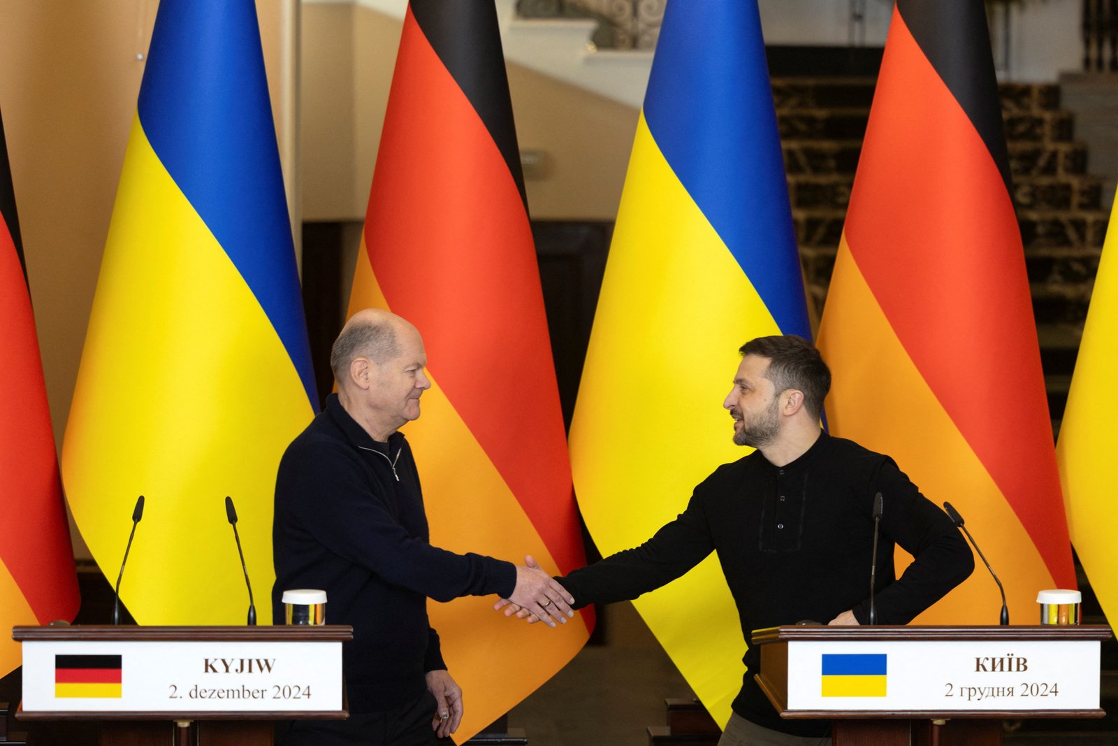 Scholz, Ukrayna’ya Yeni Askeri Yardımlar İçin Kiev’de