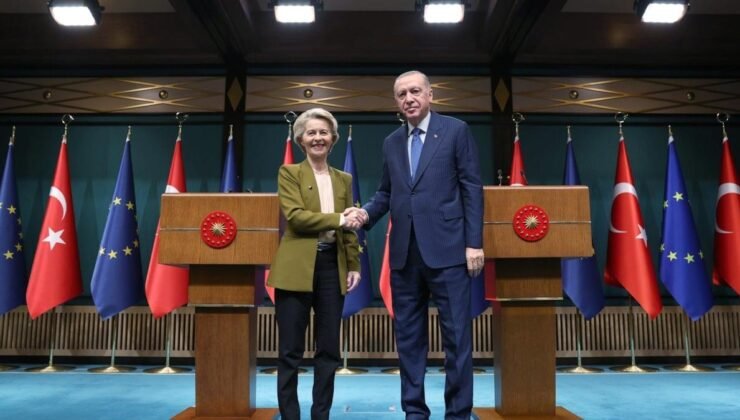 Erdoğan ve Von der Leyen’den Suriye ve Gazze Üzerine Ortak Açıklamalar
