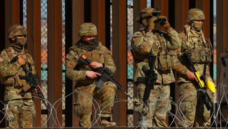 ABD Güney Sınırına 1.500 Asker Gönderiyor