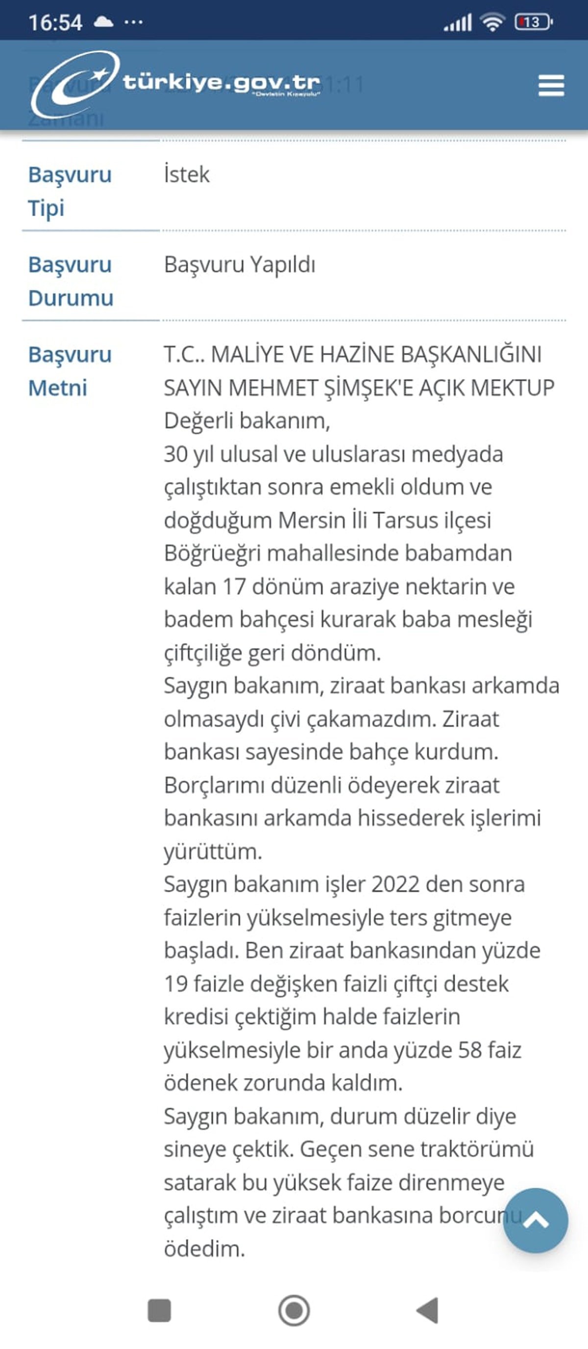 Belce ÖRÜ: Ziraat Bankası'nın Haksız Faiz Politikasıyla Mücadele Eden Çiftçi