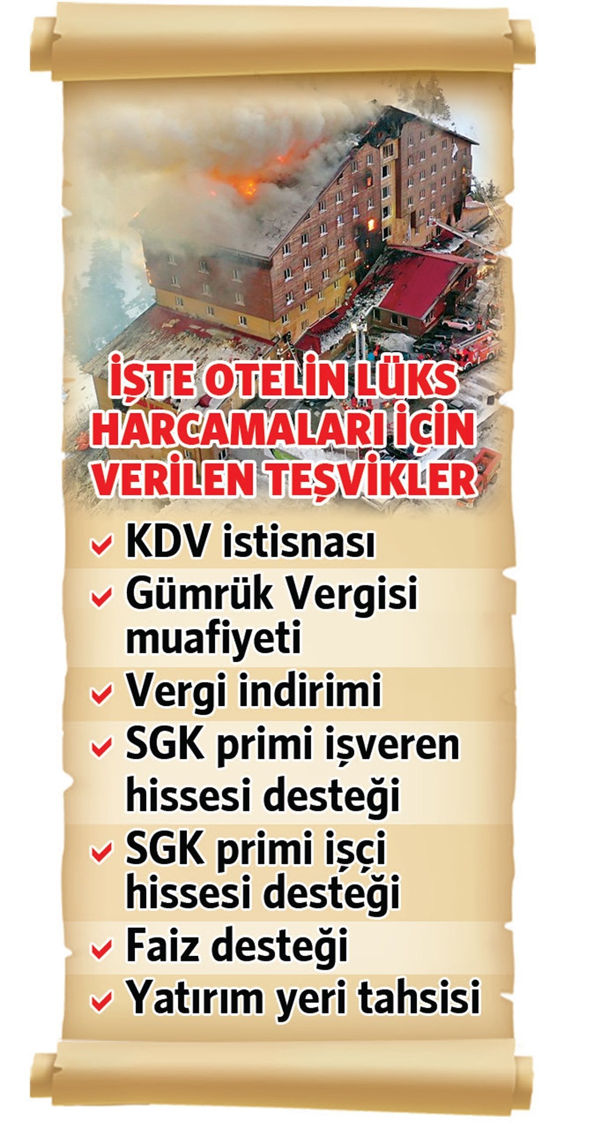 Grand Kartal Oteli'nde Teşvik Skandalı