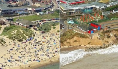 Hemsby Köyü’nde Kıyı Erozyonu: 300 Metre Kayıp ve Yerel Halkın Mücadelesi