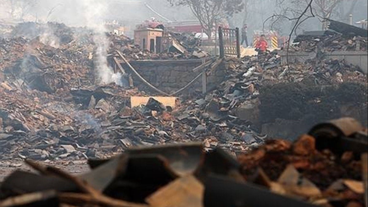 Güney Kore'deki Orman Yangınları