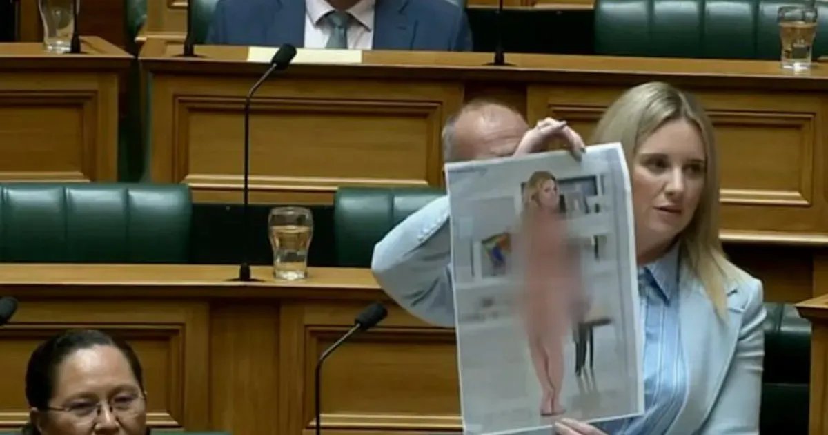 Milletvekilinin Parlamento Ortasında Çıplak Fotoğraf Gösterisi