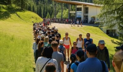 Köyde aşırı turizm krizi: Patikaya turnike geldi