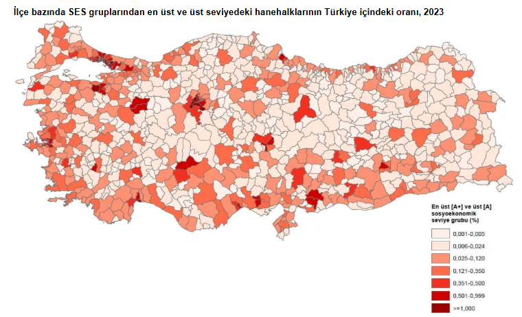 TÜİK açıkladı: İşte Türkiye'nin en zengin ve yoksul ilçeleri