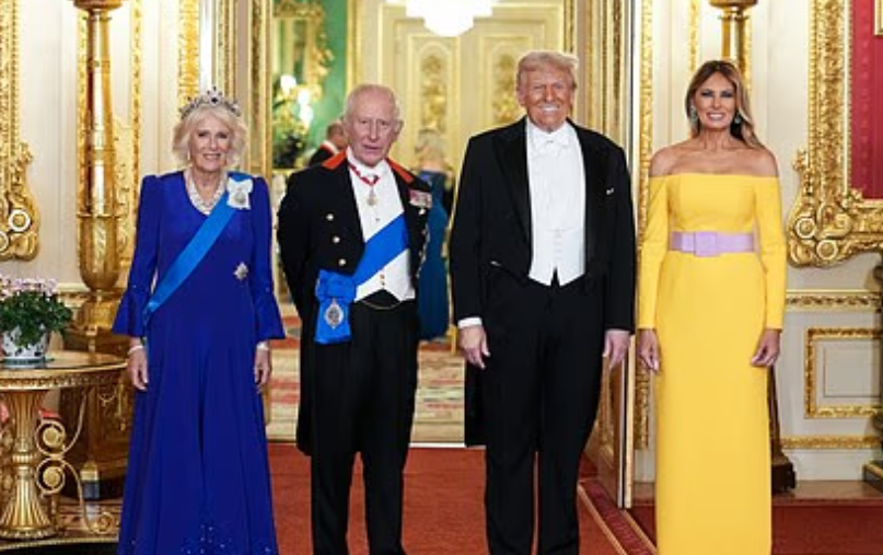 Melania Trump’ın Windsor’da Sarı Elbisesi ve Mor Şapka Tartışması: Renkler, Kemer ve Stil Tartışmaları