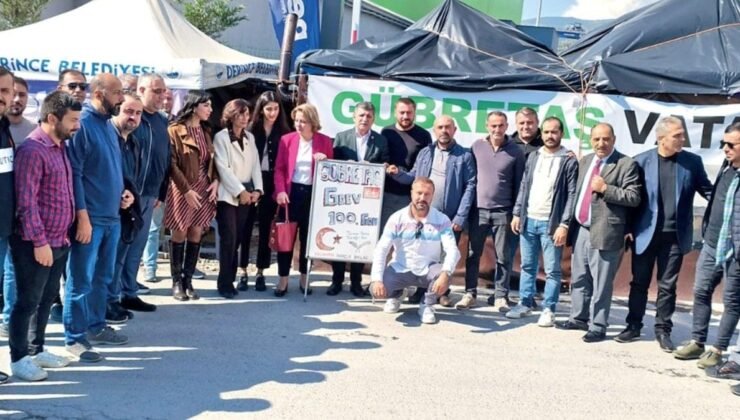 Gübretaş’taki Grev 100. Günü Geride Bıraktı: İşçiler Yüzde 95 Zam Talebine Karşılık Yönetimin Teklifi Yetersiz