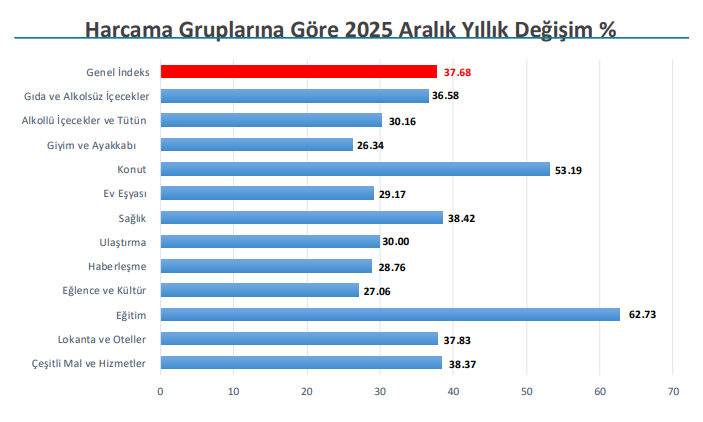 İstanbul Enflasyon Verileri Aralık 2025: Lokanta ve Otellerde Öne Çıkan Artışlar