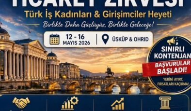 Kuzey Makedonya Türk İş Kadınları Zirvesi: Küresel Dönüşüm İçin Kadın Gücü