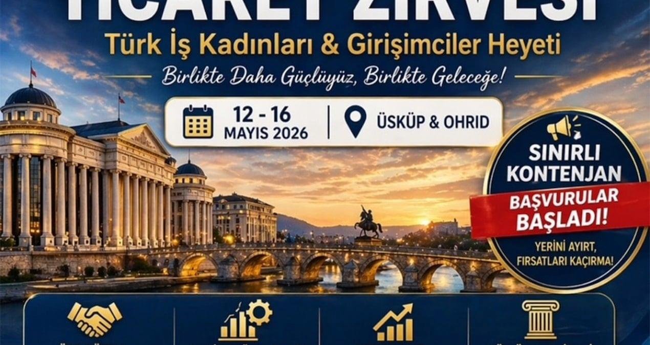 Kuzey Makedonya Türk İş Kadınları Zirvesi: Küresel Dönüşüm İçin Kadın Gücü