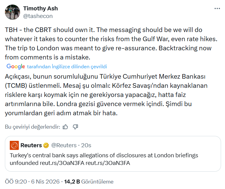 TCMB Toplantı Brifingleriyle İlgili Gizli Değerlendirme İddiaları Boş Şüpheler Olarak Yalanlandı