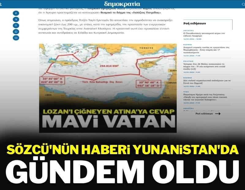 Mavi Vatan Tasarısının Gölgesinde Akdeniz ve Yunan Basınının Tepkisi
